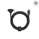 Native Union Belt univerzális kábel (USB-C – Lightning/USB-C), 1,5 m, kozmosz