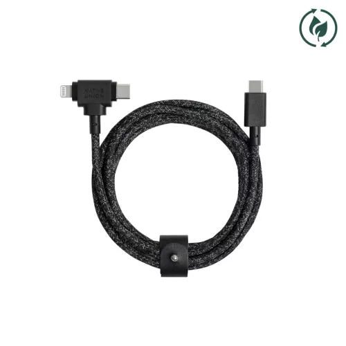 Native Union Belt univerzális kábel (USB-C – Lightning/USB-C), 1,5 m, kozmosz