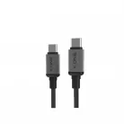 X-ONE TitanFlex USB-C – USB-C adatkábel, 240 W, 1,2 m, fekete