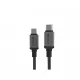 X-ONE TitanFlex USB-C – USB-C adatkábel, 240 W, 1,2 m, fekete