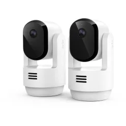   Arlo Essential (Gen.3) 2K PTZ beltéri biztonsági kamera – 2 kamerás készlet – fehér