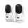 Arlo Essential (Gen.3) 2K PTZ beltéri biztonsági kamera – 2 kamerás készlet – fehér