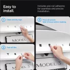Spigen Tesla hátsó embléma teljes borítás karbon – Tesla Model 3 2024