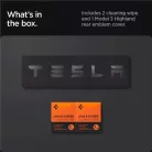 Spigen Tesla hátsó embléma teljes borítás karbon – Tesla Model 3 2024