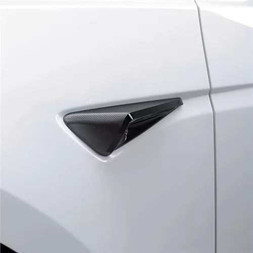 Spigen Tesla oldalkamera-védőburkolat karbonhatású – Tesla Model 3 Highland (2024/2025)
