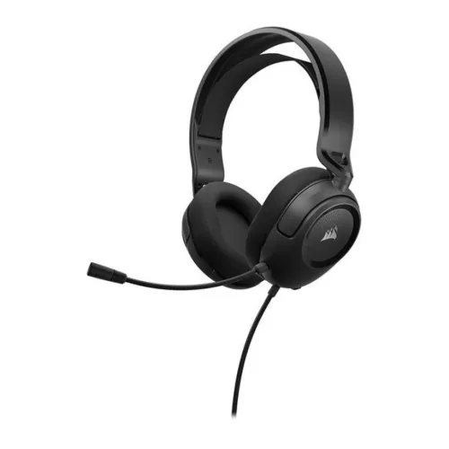 Corsair HS35 V2 Carbon fekete vezetékes gamer fejhallgató mikrofonnal