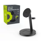 Mobile Origin Qi2 25W PowerStand Pro 3 az 1-ben töltőállvány PW40 GaN töltővel, fekete