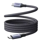 UGREEN L537 USB-C–USB-C PD 240 W-os mágneses kábel, 0,5 m, szürke