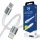 3mk Hyper Cable N-SERIES USB-C–Lightning kábel, 50cm, PD 3.0, 9V/3A, 27W, fehér