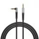 Orico AXW 3,5 mm-es mini jack audiókábel 2 m, fekete-ezüst