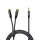 Orico AXRF 3,5 mm mini jack – 2× RCA aljzat audiokábel, 5 m, fekete