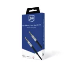 3mk AUX audiokábel 3,5 mm jack – 3,5 mm jack, 1 m