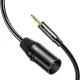 Orico AXKF 3,5 mm-es mini jack–XLR anya audiokábel, 5 m, fekete