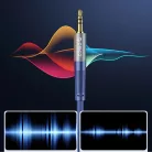Orico AXRF 3,5 mm mini jack – 2× RCA anya audiokábel, 2 m, kék