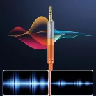 Orico AXRF 3,5 mm mini jack – 2× RCA anya audiokábel, 3 m, narancssárga