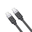 Orico CC240 USB-C–USB-C kábel, 240 W, USB4, 40 Gb/s, 8K 60Hz, 0.5 m, fekete