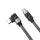 Orico C2CW USB-C–USB-C PD gyorstöltő kábel derékszögű csatlakozóval, fekete, 1 m