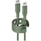 PanzerGlass Empower Racing USB-C–USB-C kábel, 60 W, 1,2 m, zöld