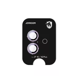   Joyroom JR-MSJ0275 védőüveg iPhone 16/16 Plus lencsékhez - rózsaszín, üvegfólia