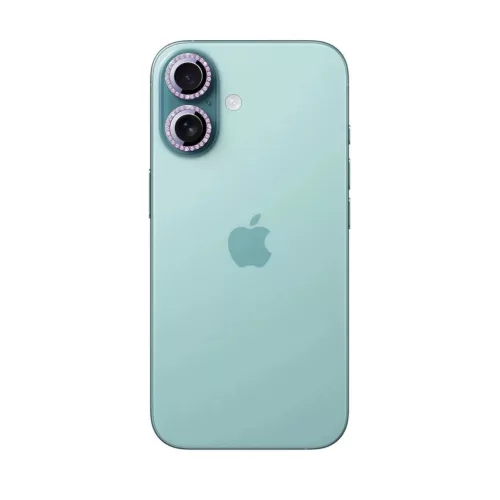 Joyroom JR-MSJ0275 védőüveg iPhone 16/16 Plus lencsékhez - rózsaszín, üvegfólia