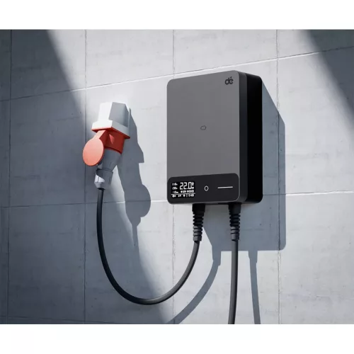dé 22 kW-os fali töltő 15 m-es kábellel, TUYA APP Type-2