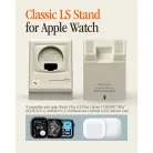 Apple Watch és AirPods kőszínű Spigen Classic LS töltőállvány