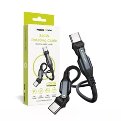   Mobile Origin CB3 forgatható USB-C–USB-C kábel, 1 m, 240 W