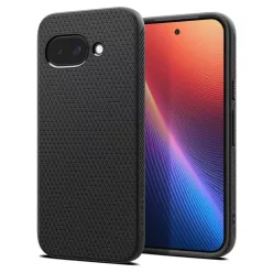 Google Pixel 9A matt fekete Spigen Liquid Air tok