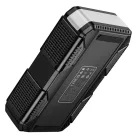 Hoco QS6 8000 mAh külső akkumulátor indítássegítő funkcióval és légpumpával, fekete