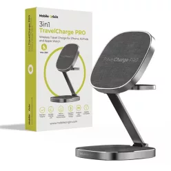   Mobile Origin TravelCharge PRO szürke mágneses vezeték nélküli töltő