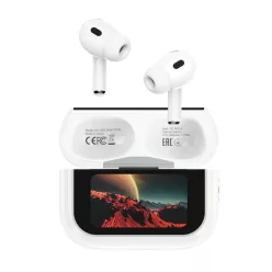   XO DESIGN X48 5th Gen vezeték nélküli fülhallgató töltőtokkal, fehér