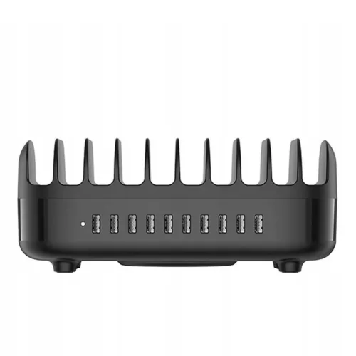 Orico DUK-10P-V1 Intelligens Töltőállomás 10 x USB-A - Fekete