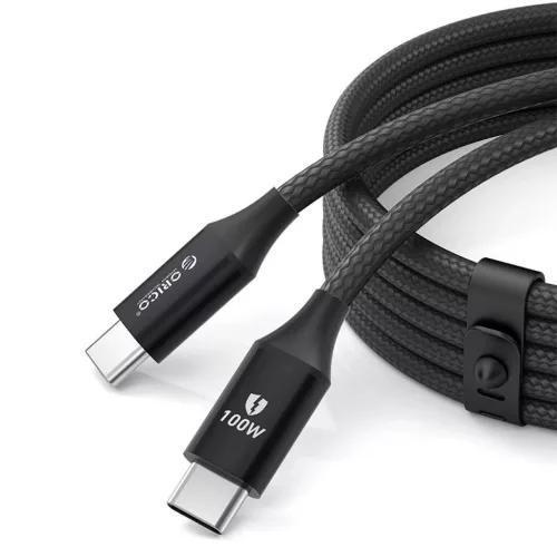 Orico CDX 100W 5A Power Delivery USB-C - USB-C kábel 1m - fekete