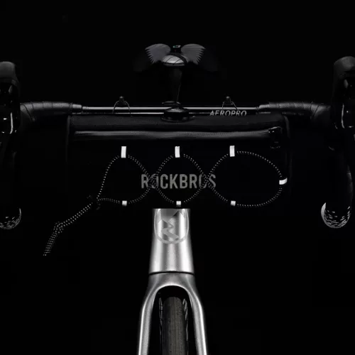 Rockbros TL002 ROAD TO SKY 1.5 l vízálló kerékpár-kormánytáska fekete