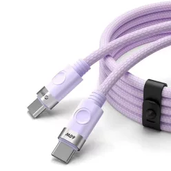   Orico CDX 60W 3A Power Delivery USB-C - USB-C 1m Kábel - Lila