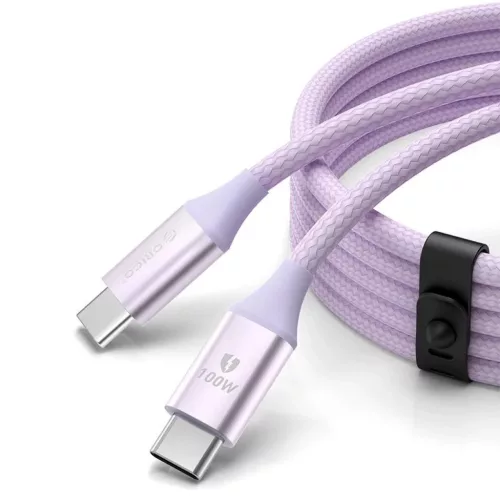 Orico CDX 100W 5A Power Delivery USB-C - USB-C 1m kábel - lila