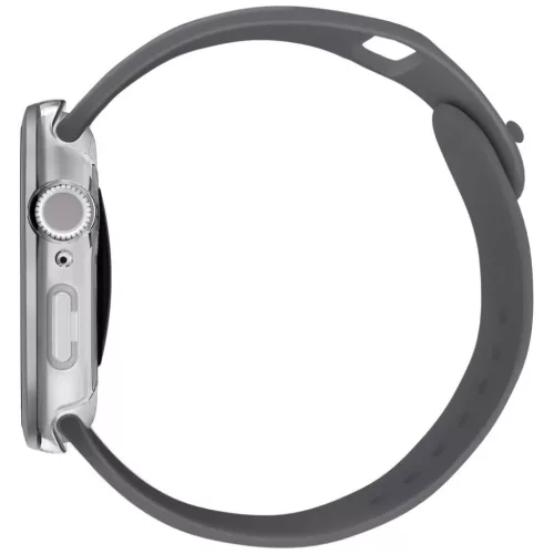 Uniq Voute edzett üveg tok Apple Watch 10 42 mm - Ezüst