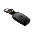 Spigen - Toyota kulcshéj karabinerrel TK100 (ACS11366) - csúszásmentes oldalsó mintázattal, karbonszálas hatással - fekete