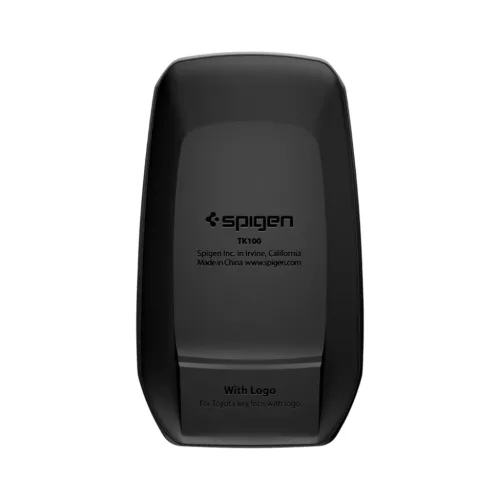 Spigen - Toyota kulcshéj karabinerrel TK100 (ACS11366) - csúszásmentes oldalsó mintázattal, karbonszálas hatással - fekete