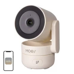   MOES WCM-P52P beltéri Wi-Fi 6 IP-kamera PTZ funkcióval, 4 MP