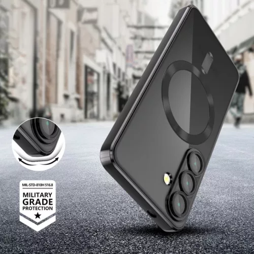 Tech-protect Magflex Magsafe Galaxy A26 5G csillogó fekete tok