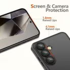 Tech-protect Magflex Magsafe Galaxy A26 5G csillogó fekete tok