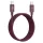 Forever Vibe USB-C–USB-C kábel 1 m 60 W bordó