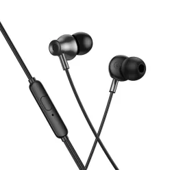   Hoco M119 vezetékes mikrofonos fülhallgató 3,5 mm-es mini jack csatlakozóval, fekete