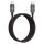 Forever Vibe USB-C–USB-C kábel, 1 m, 60 W, sötétszürke