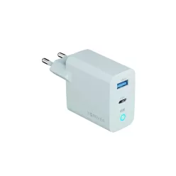   Forever Vibe-TC45AC gallium-nitrid gyorstöltő 1 db USB-C 1 db USB 45 W ezüst