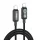 XO NB-Q312B USB-C – USB-C kábel 2,0 m 240 W fekete LED-del