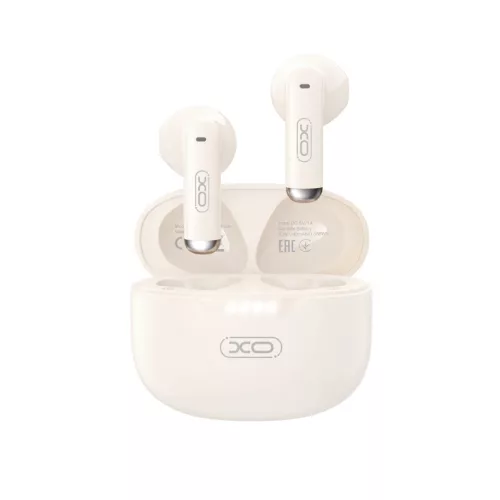 XO G50 TWS Bluetooth fülhallgató, bézs