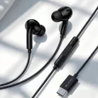 Blavec BHS-01 USB-C DAC vezetékes fülhallgató mikrofonnal, fekete
