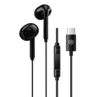 Blavec BHS-02 USB-C vezetékes fülhallgató mikrofonnal és DAC-kal, fekete